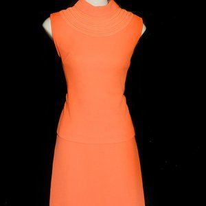 Vintage Two Piece Orange Suit